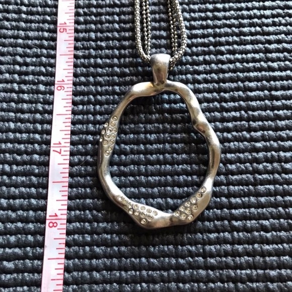 ⛓ Lia Sophia Silver Chains Necklace ⛓ - Picture 2 of 6